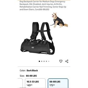 Dog Lift Harness Support Carrier Vest for Large Dogs (Inv 1042)